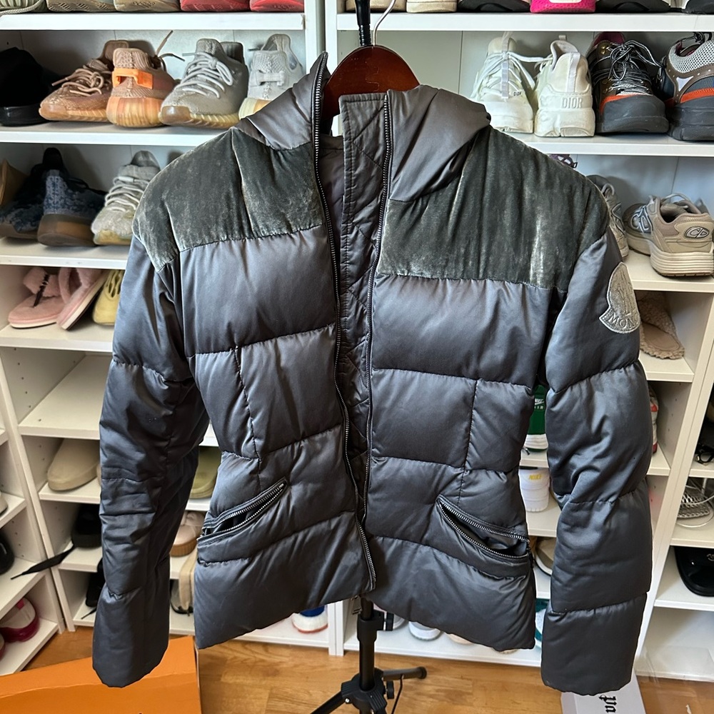 Moncler Jacket Crushed Velvet